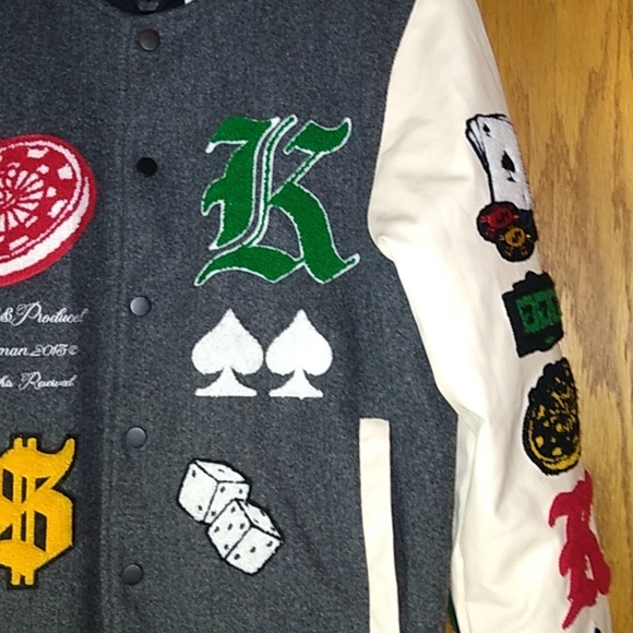 boohoo MAN varsity jacket, size S - Picture 2 of 12